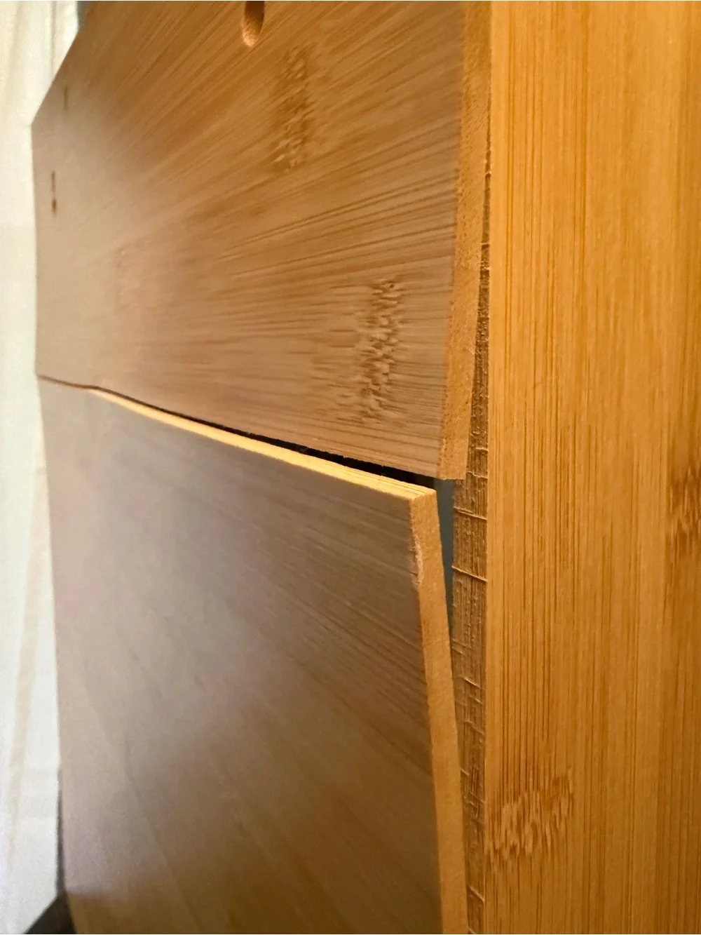 Bamboo Kitchen Storage Organizer - Gallon, Quart, Sandwich & Snack Slots